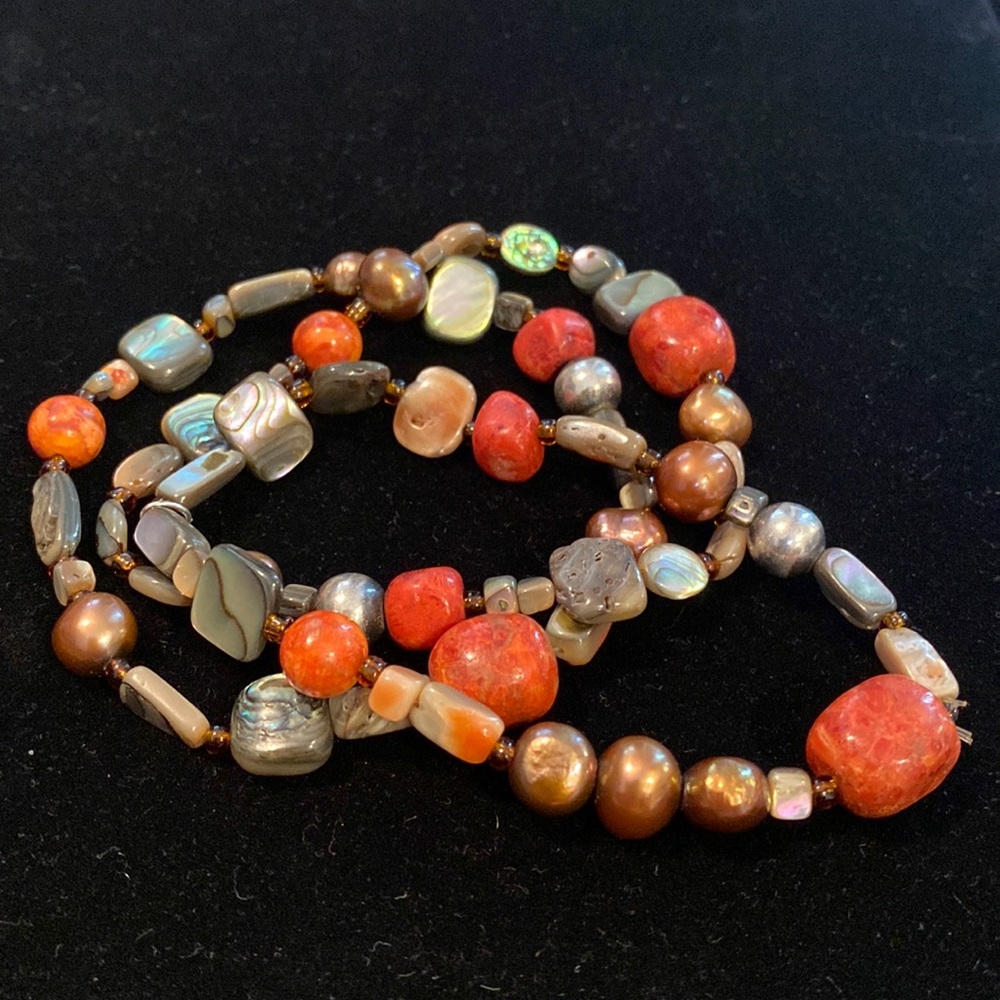 Silpada Designs. Set of 3 stretch bracelets. Retired